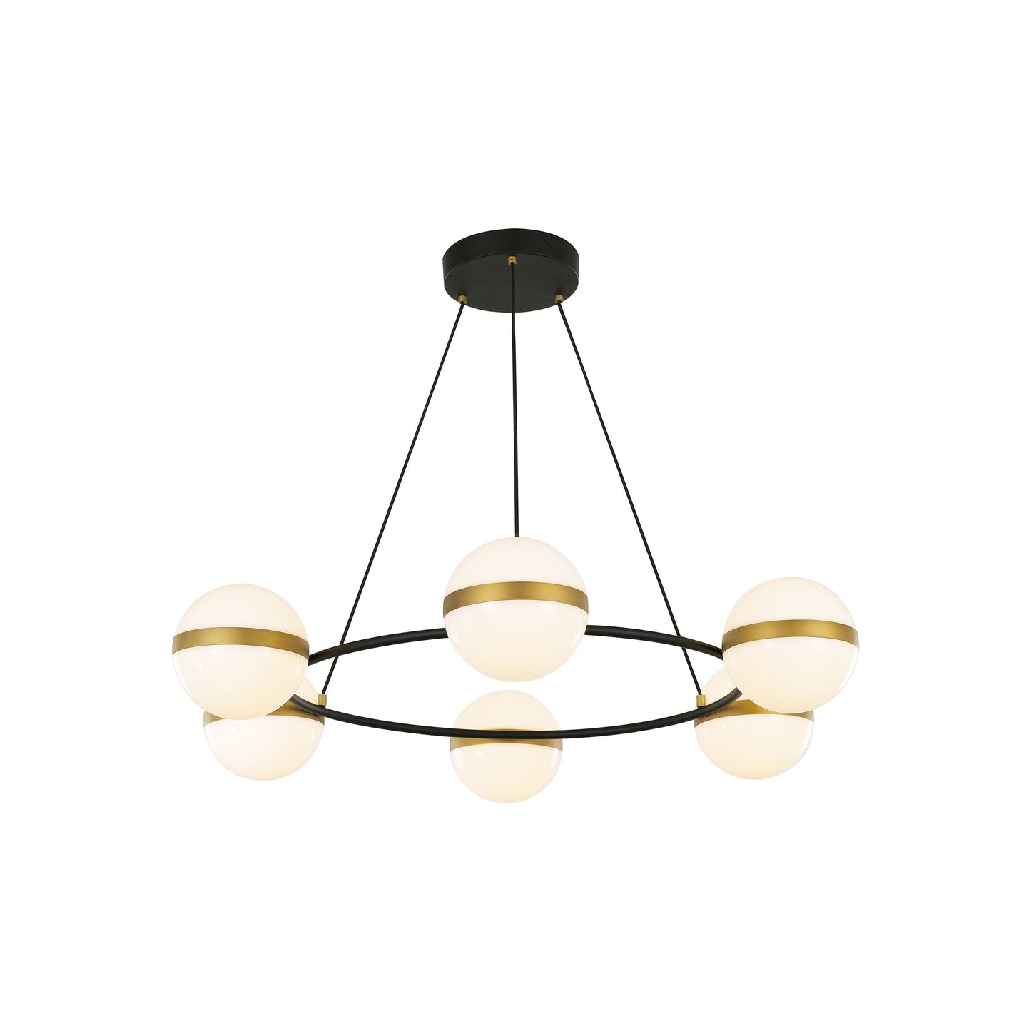Tagliato LED Ring Chandelier (6-Light).