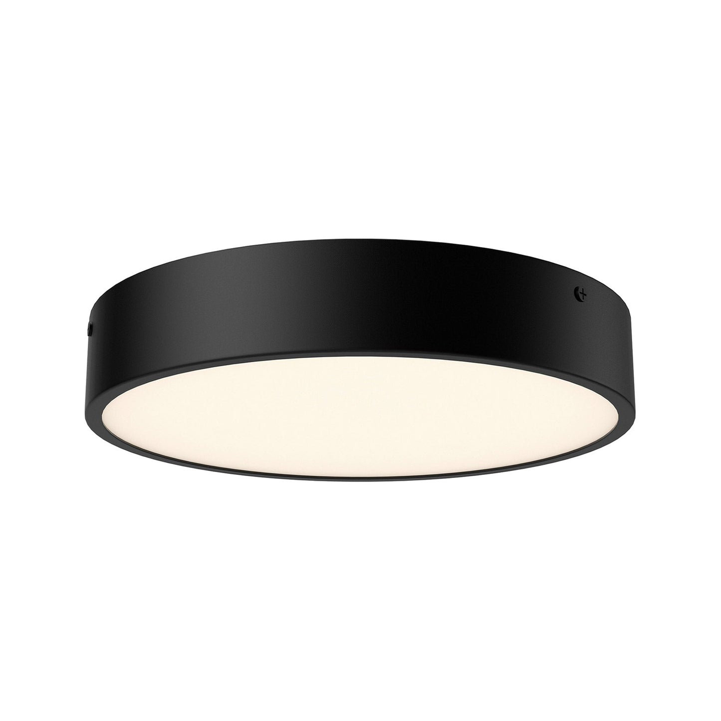 Adelaide LED Flush Mount Ceiling Light in Matte Black (Small).