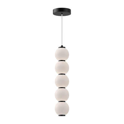 Bijou LED Pendant Light in Matte Black (21.25-Inch).