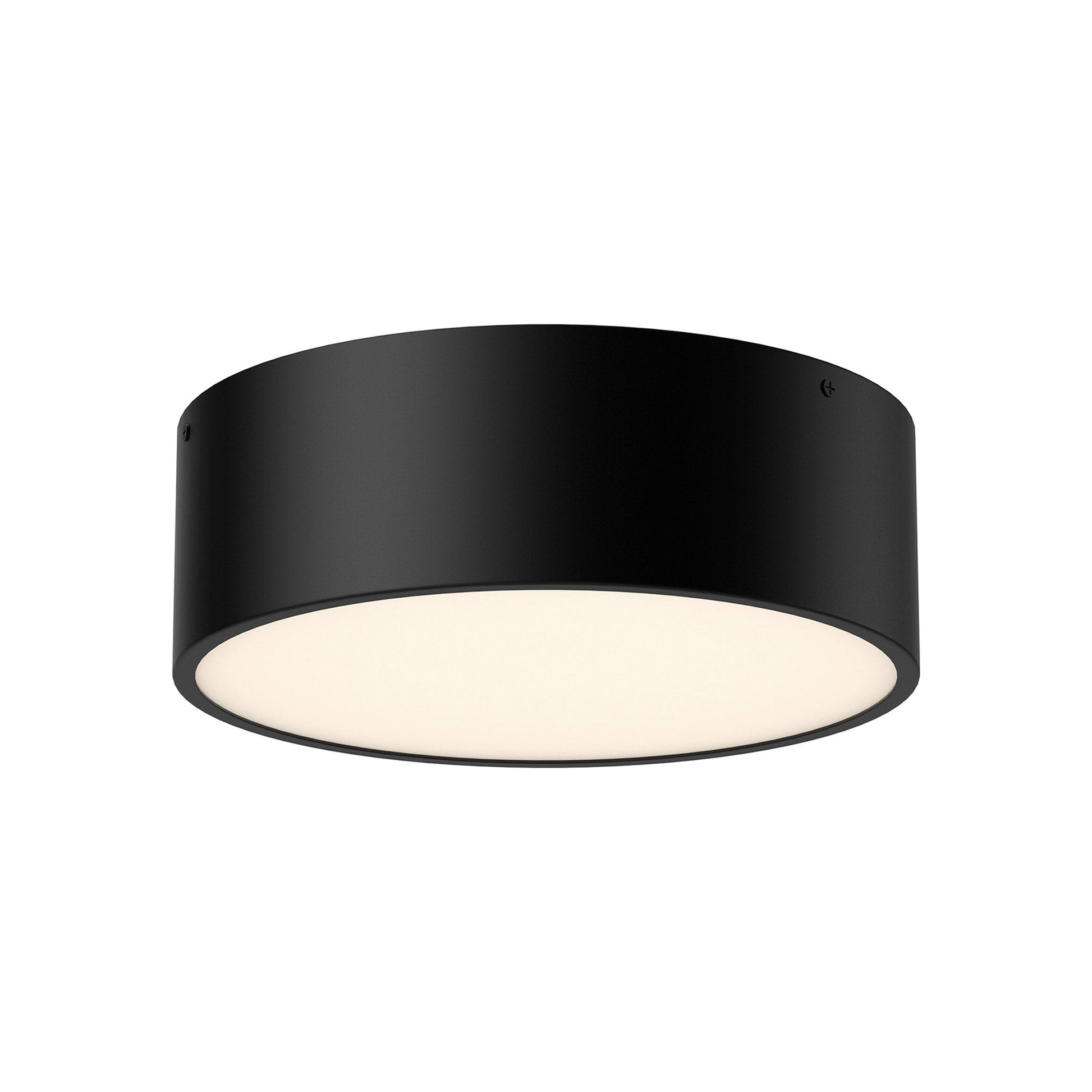 Brisbane Flush Mount Ceiling Light in Matte Black (Small).