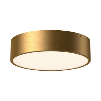 Brisbane Flush Mount Ceiling Light in Aged Gold (Large).