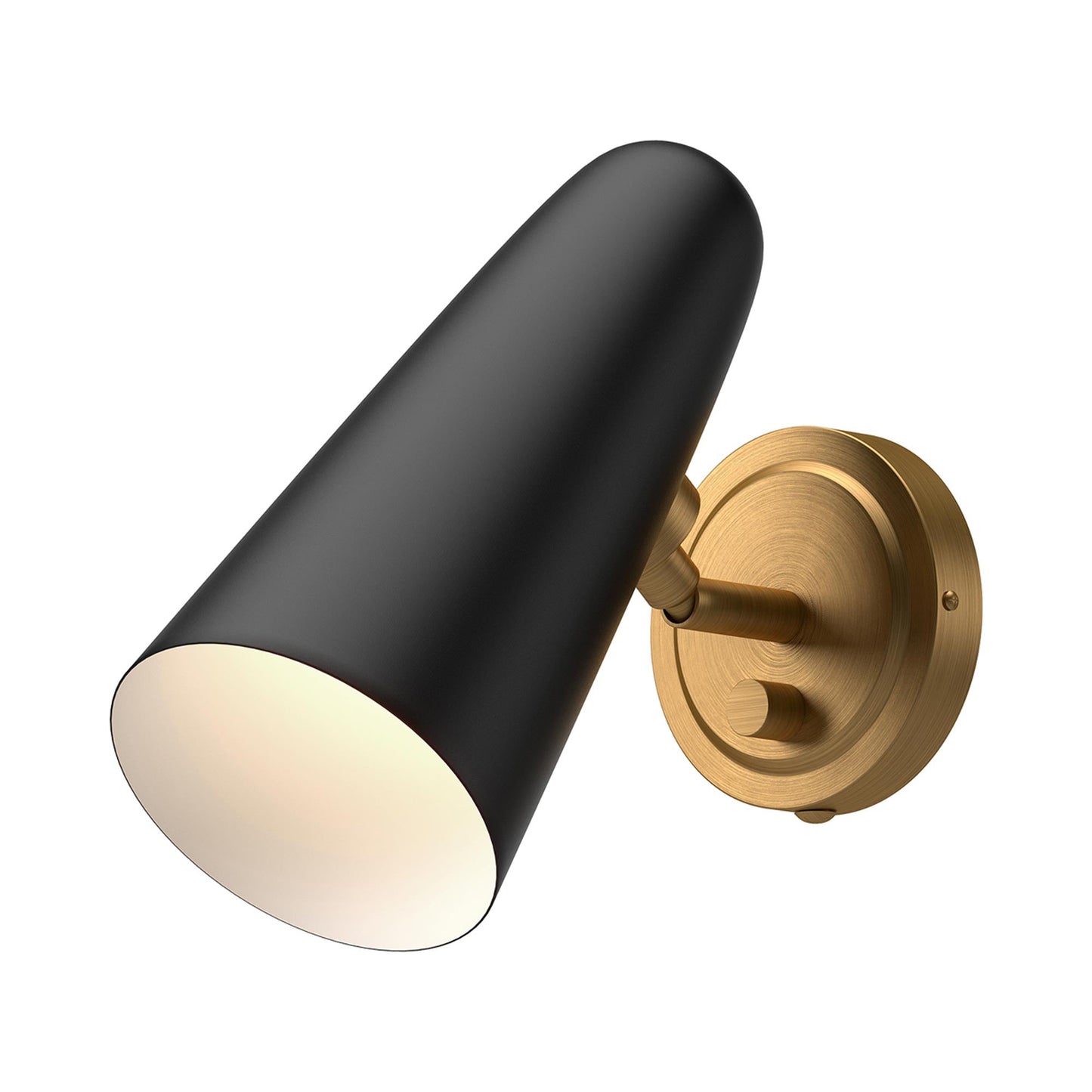 Daniel Wall Light in Matte Black.