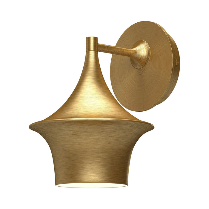 Emiko Extended Wall Light in Brushed Gold.