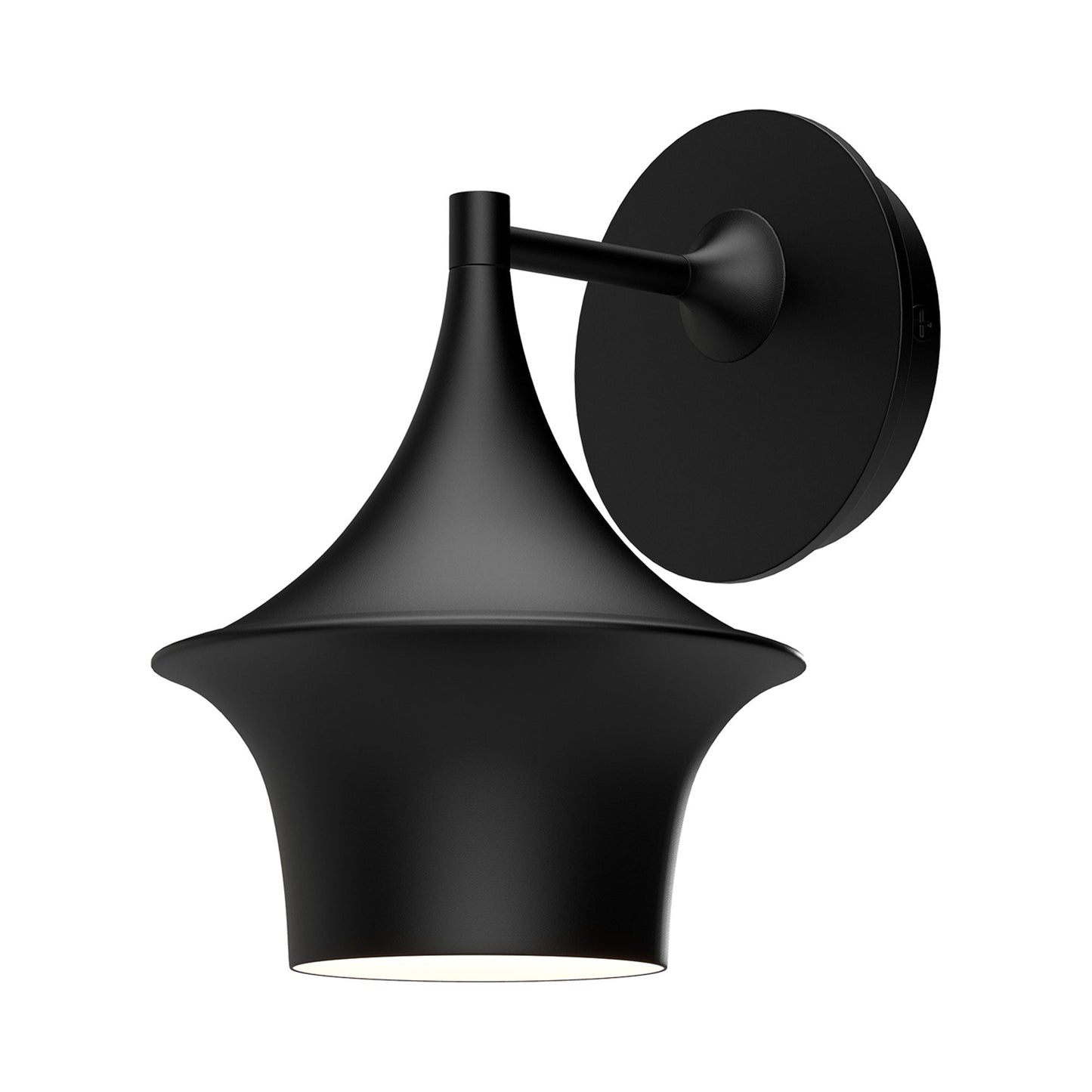 Emiko Extended Wall Light in Matte Black.