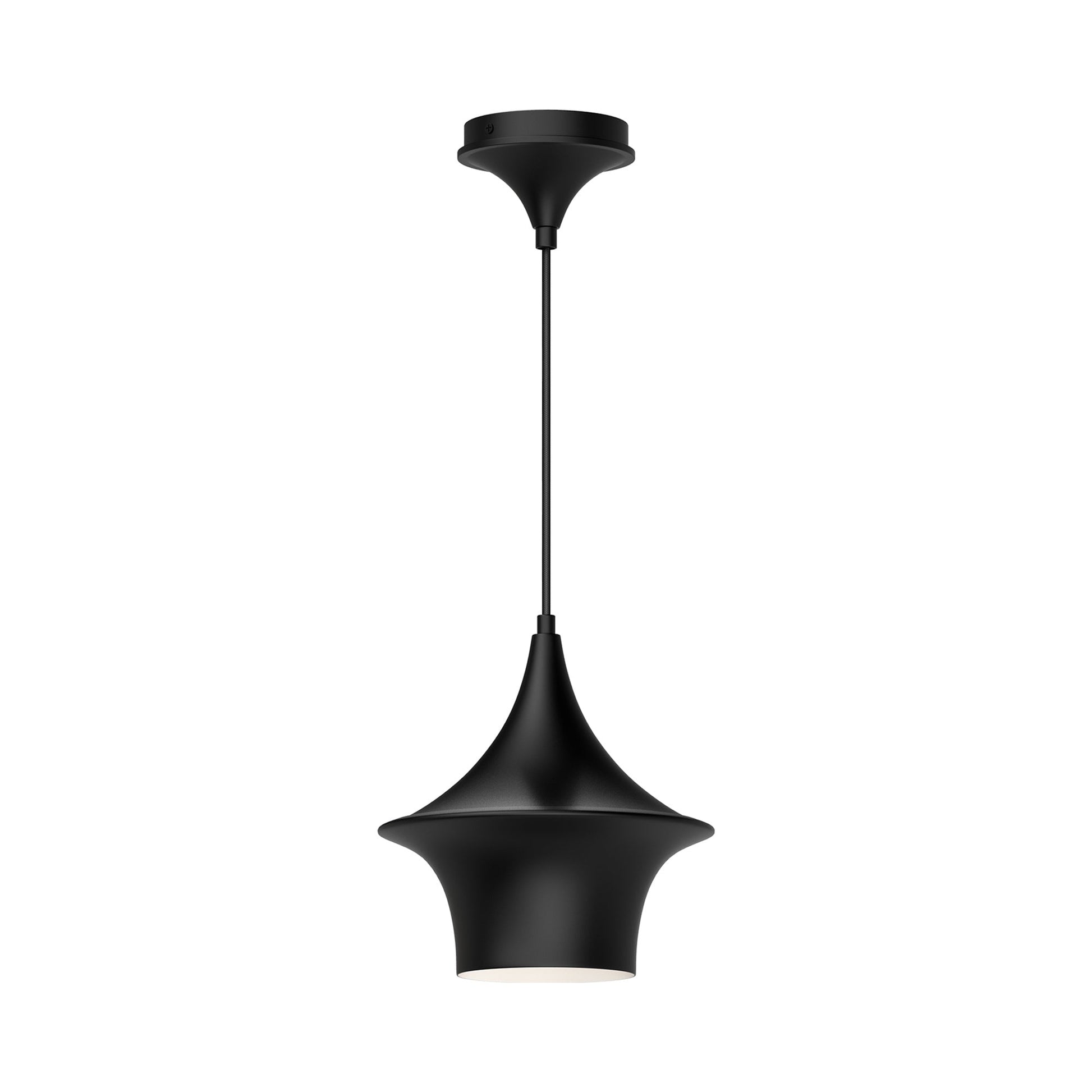 Emiko Pendant Light in Matte Black (Small).