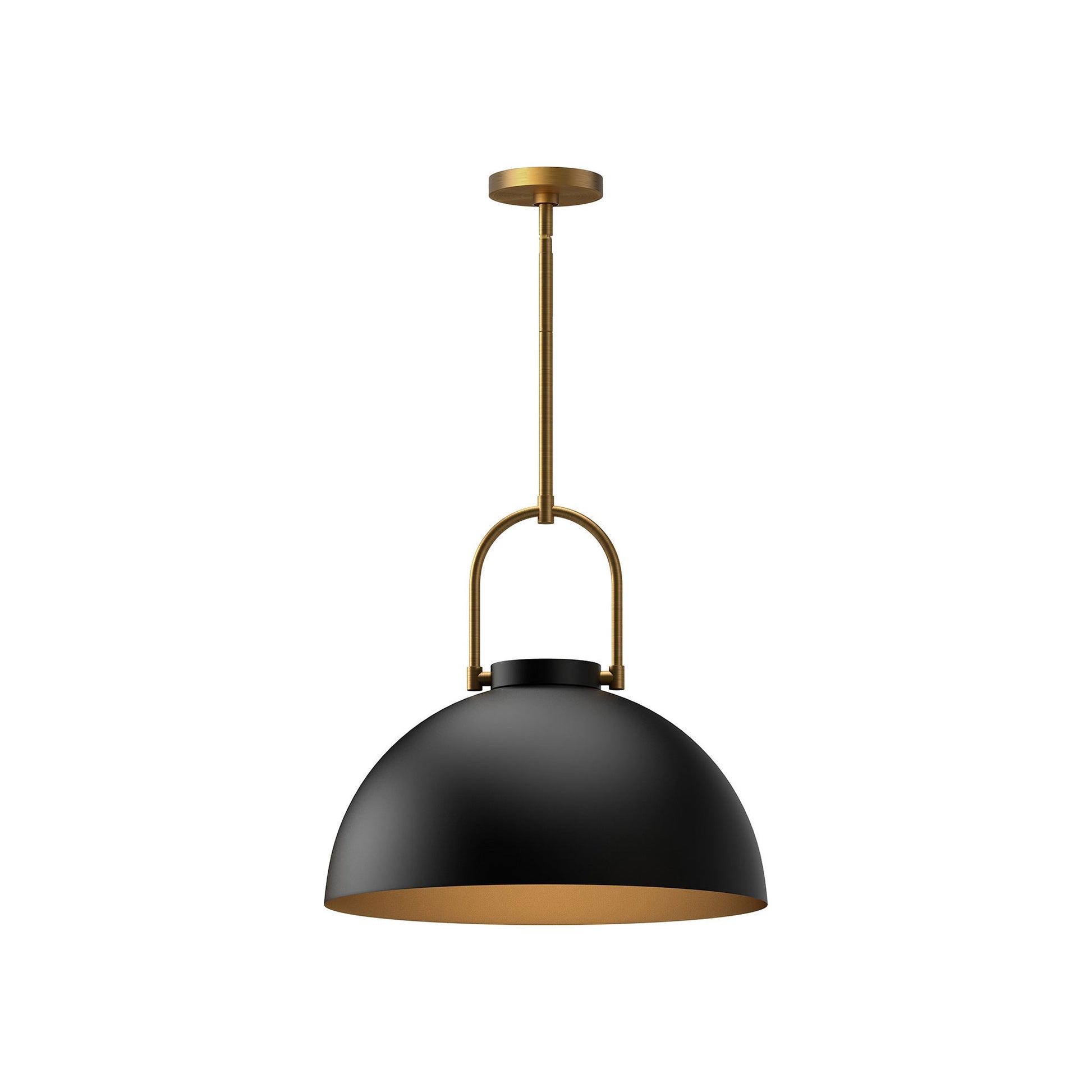 Harper Pendant Light in Matte Black.
