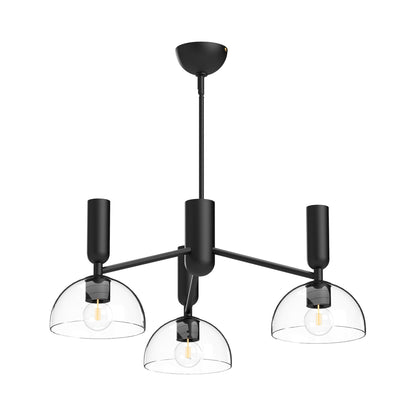 Jude Chandelier in Matte Black.