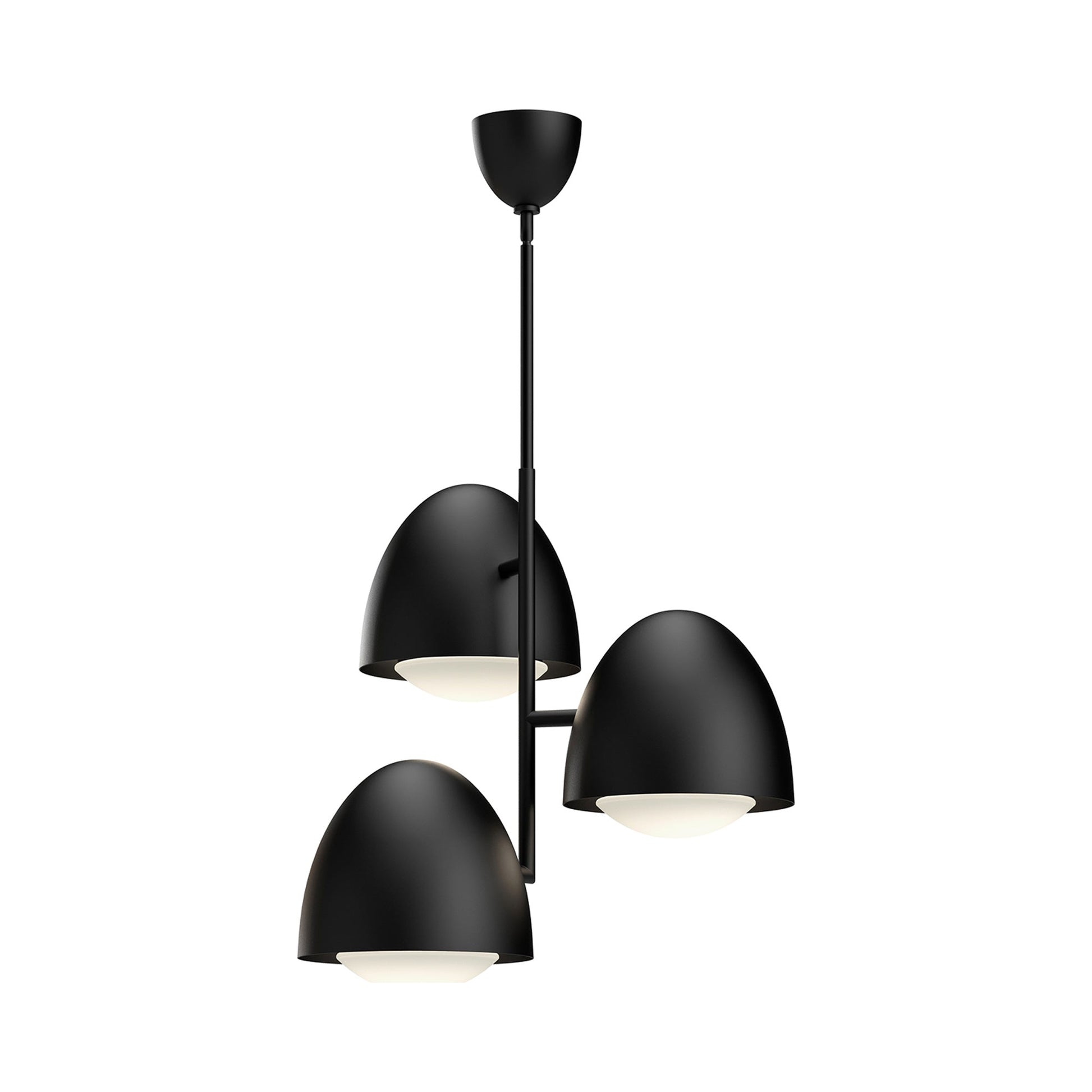 Kenji Chandelier in Matte Black.