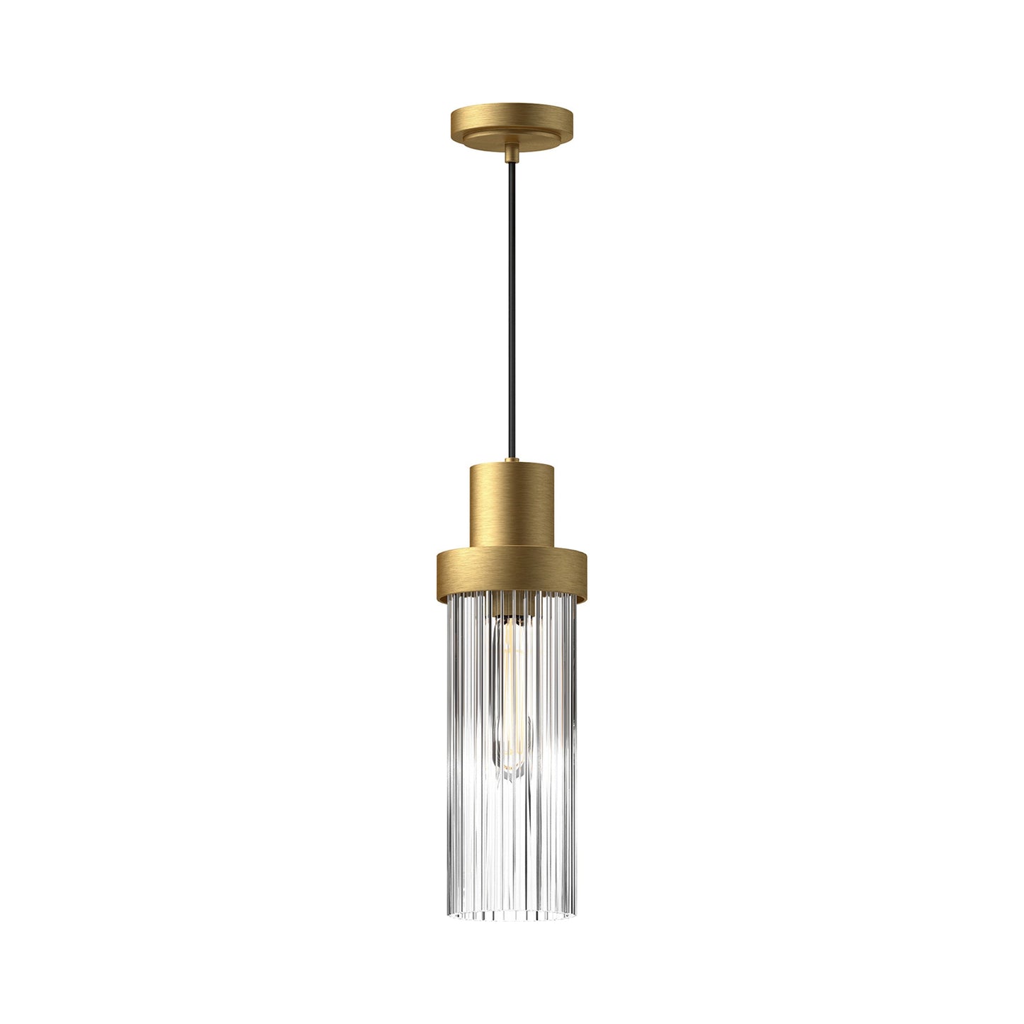 Kent Pendant Light in Brushed Gold.