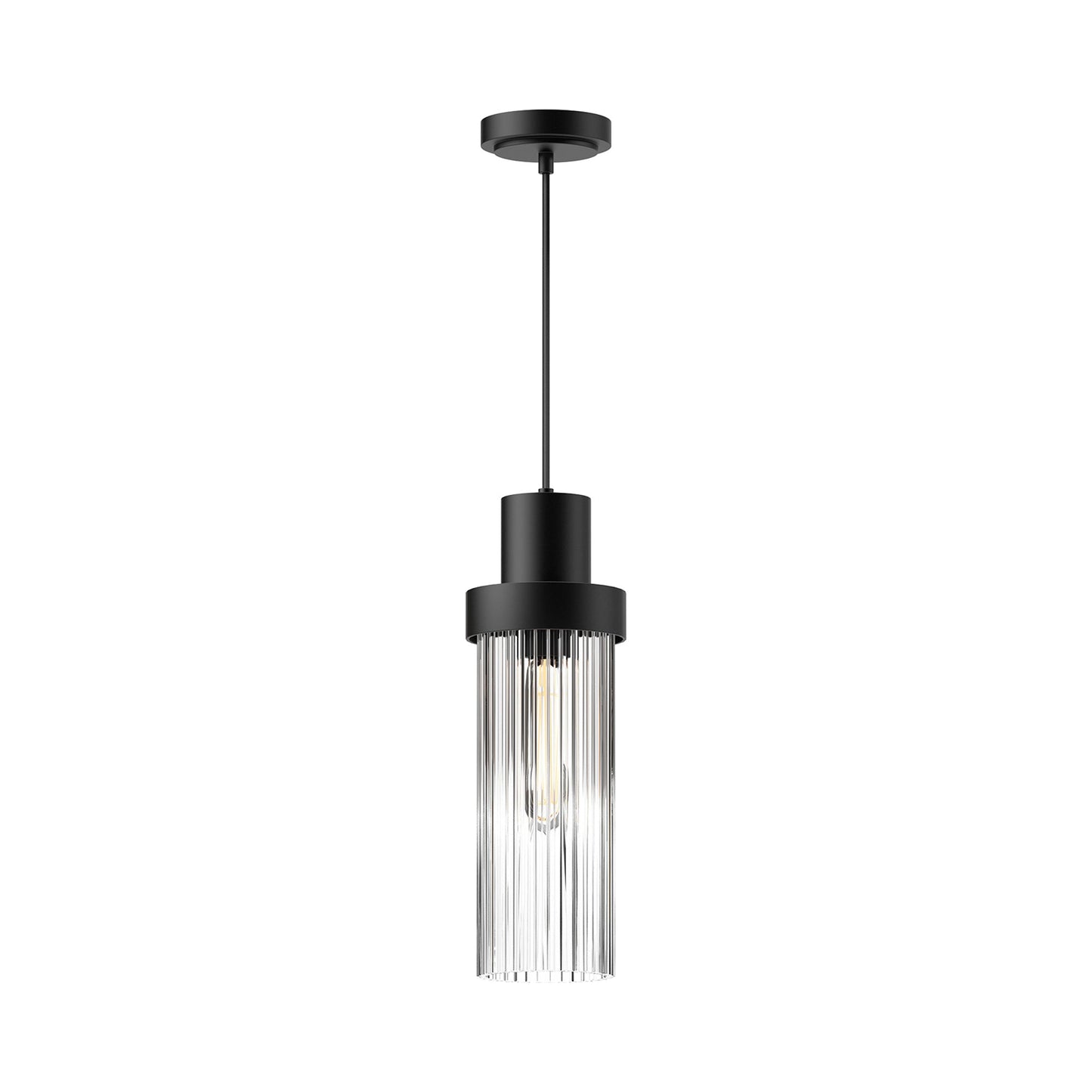 Kent Pendant Light in Matte Black.