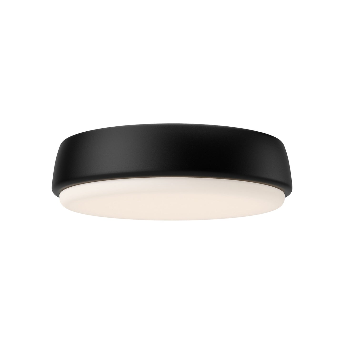 Laval LED Flush Mount Ceiling Light in Matte Black (Small).