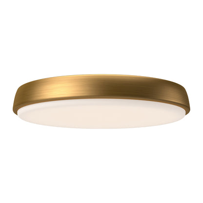 Laval LED Flush Mount Ceiling Light in Aged Gold (Large).