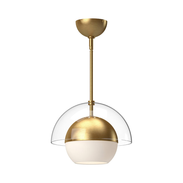 Lucy Pendant Light in Brushed Gold.