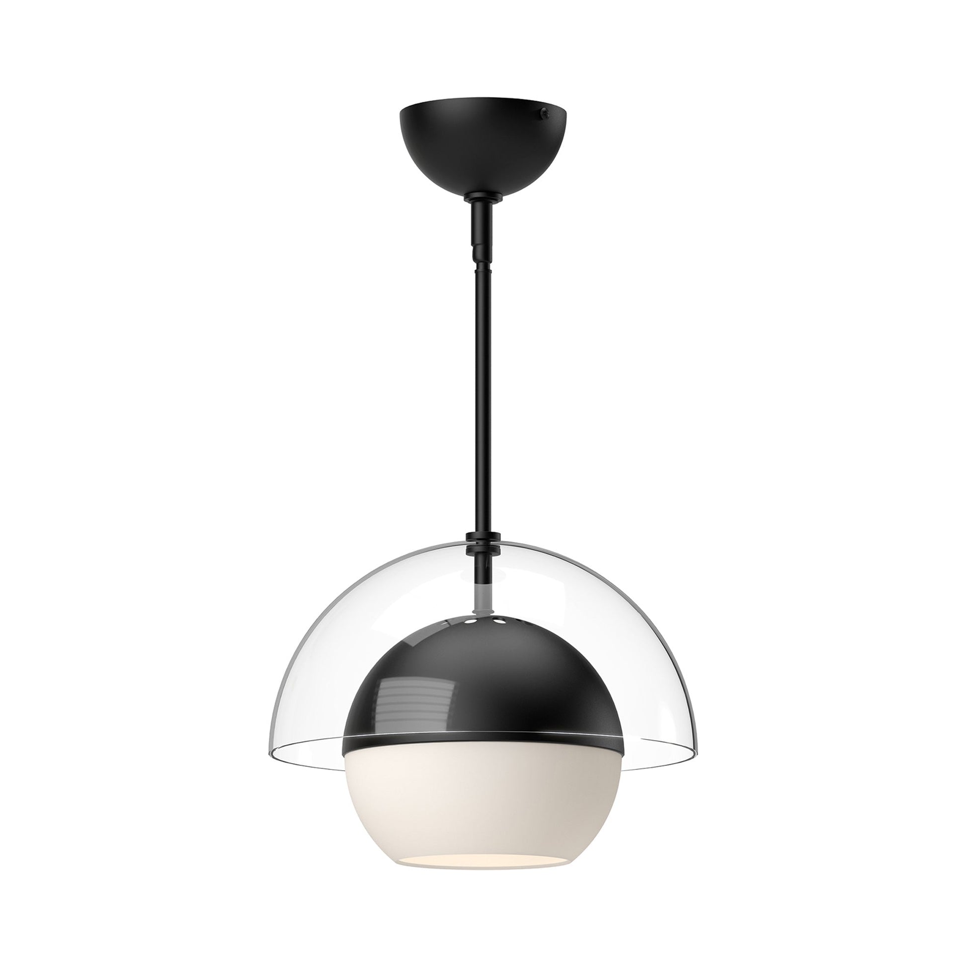 Lucy Pendant Light in Matte Black.