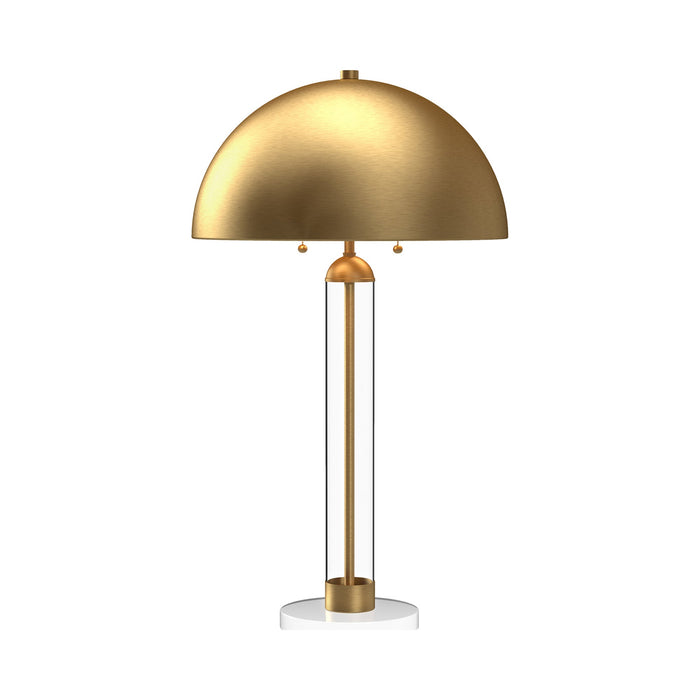 Margaux Table Lamp in Brushed Gold.