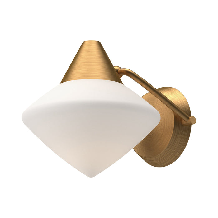 Nora Wall Light in Aged Gold.