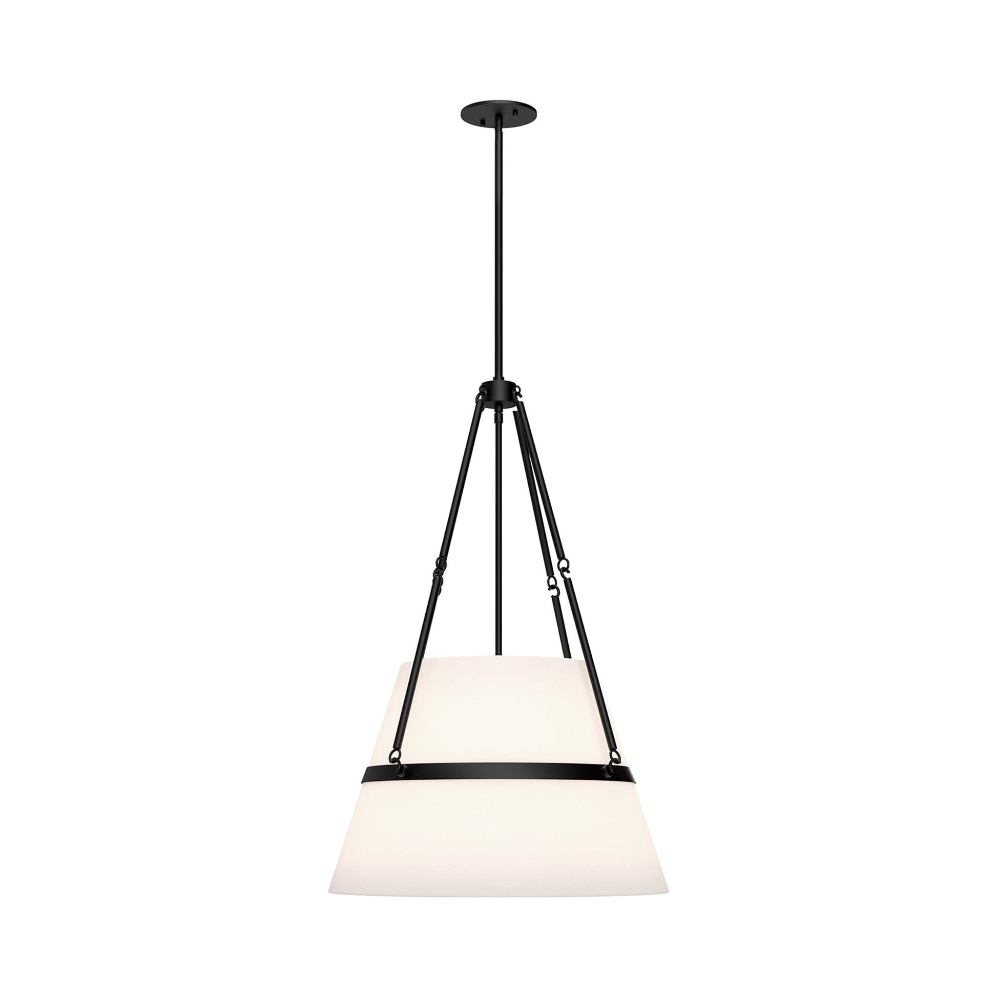 Oliver Pendant Light in Matte Black.