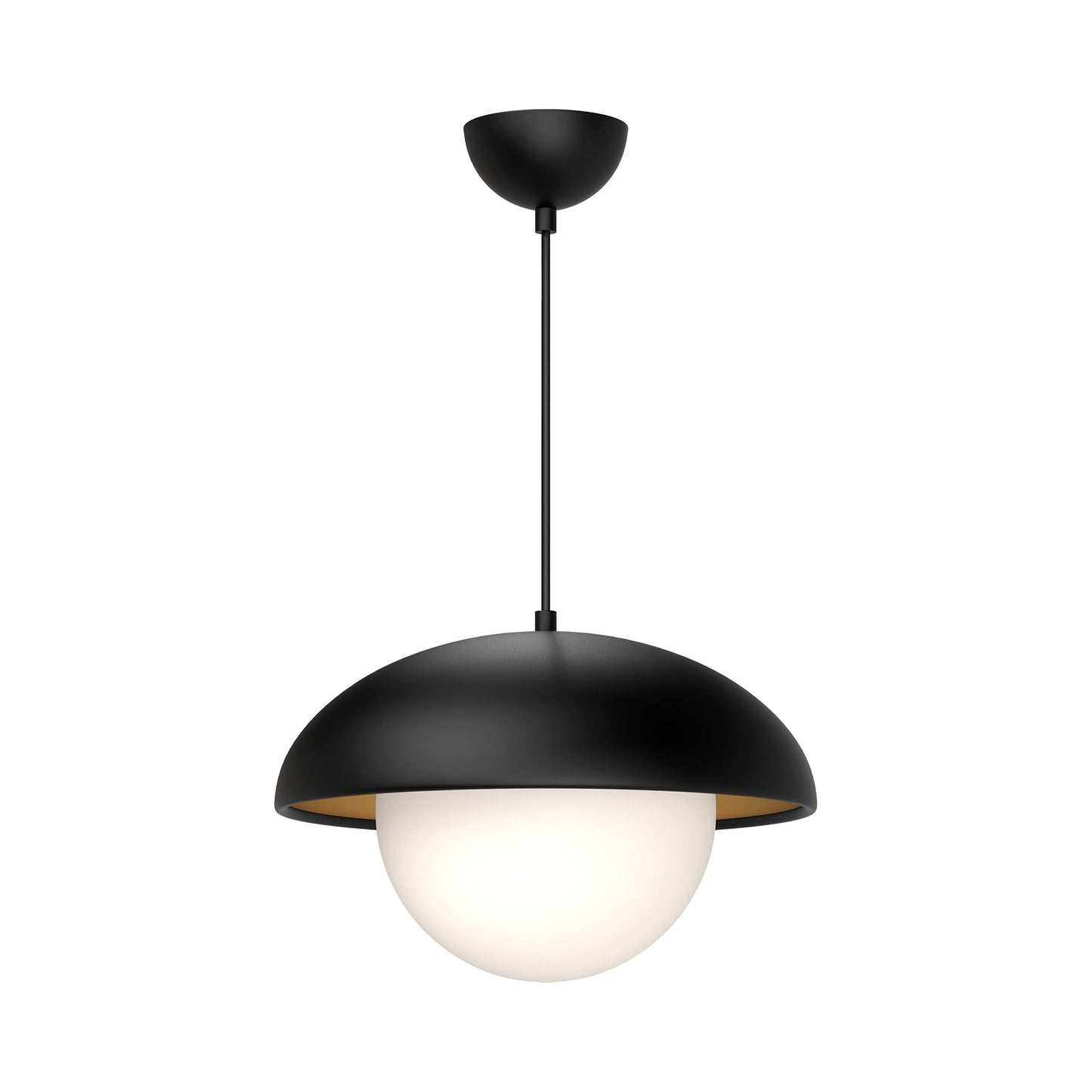 Rubio Pendant Light in Matte Black (Large).