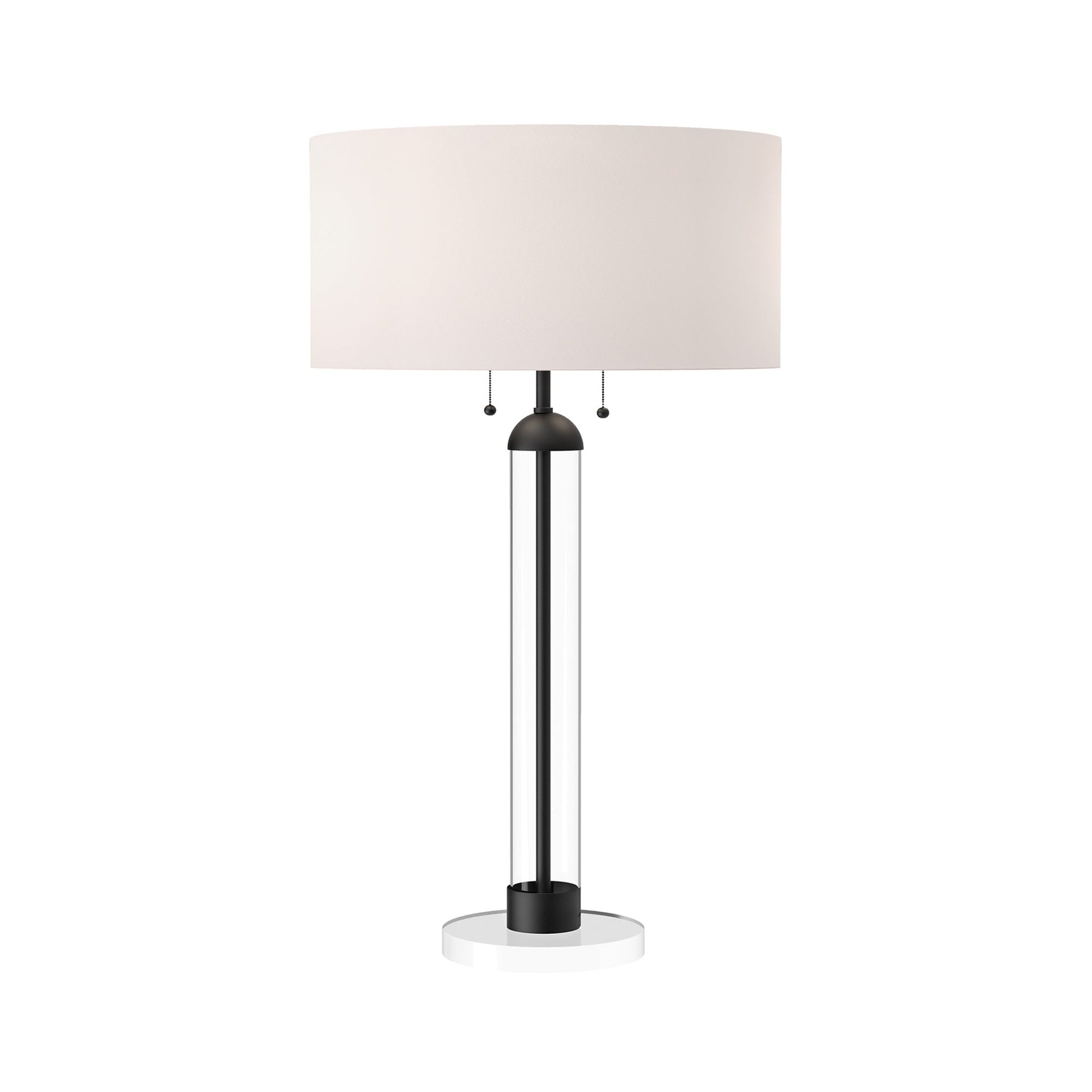 Sasha Table Lamp in Matte Black.