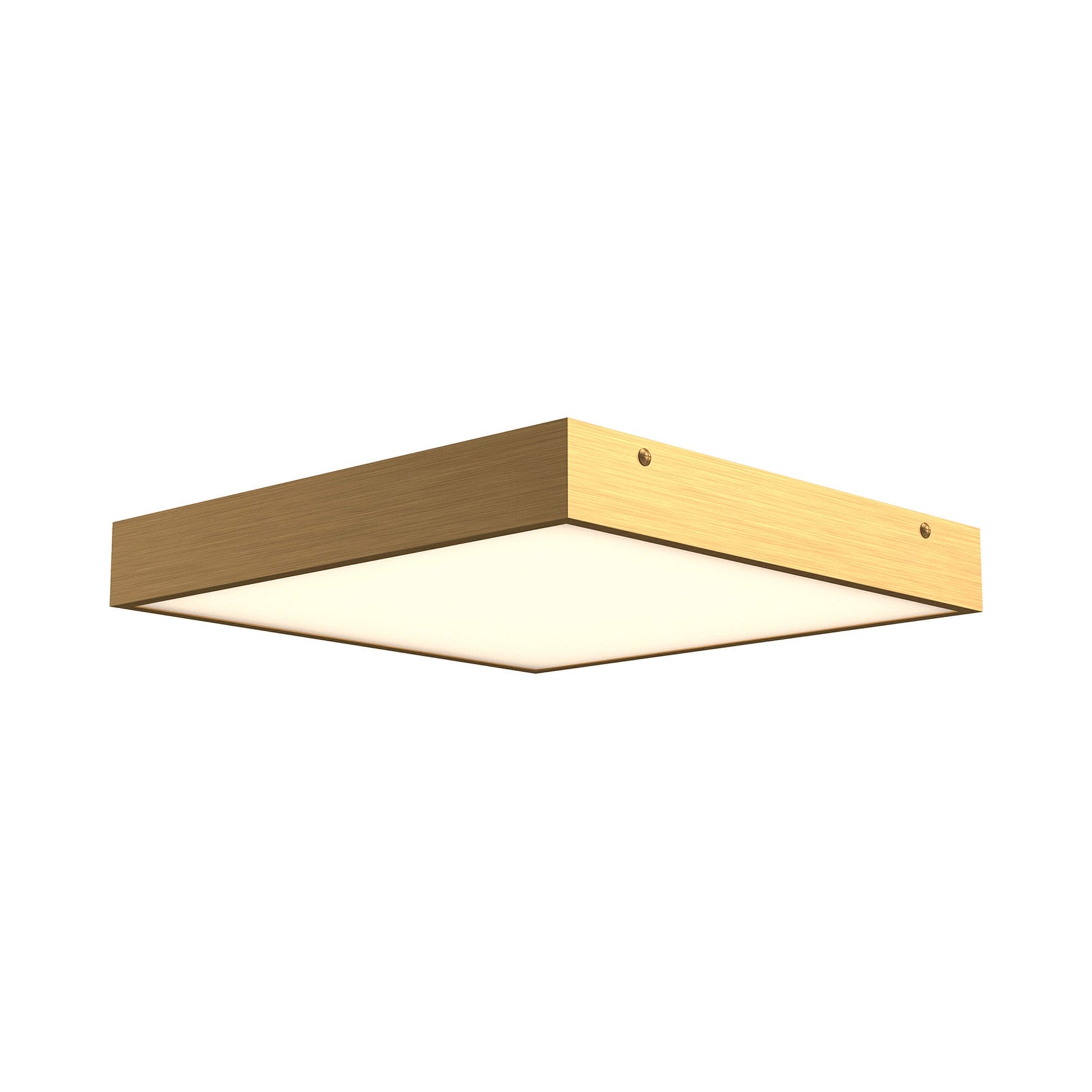 Sydney LED Flush Mount Ceiling Light in Aged Gold (Large).