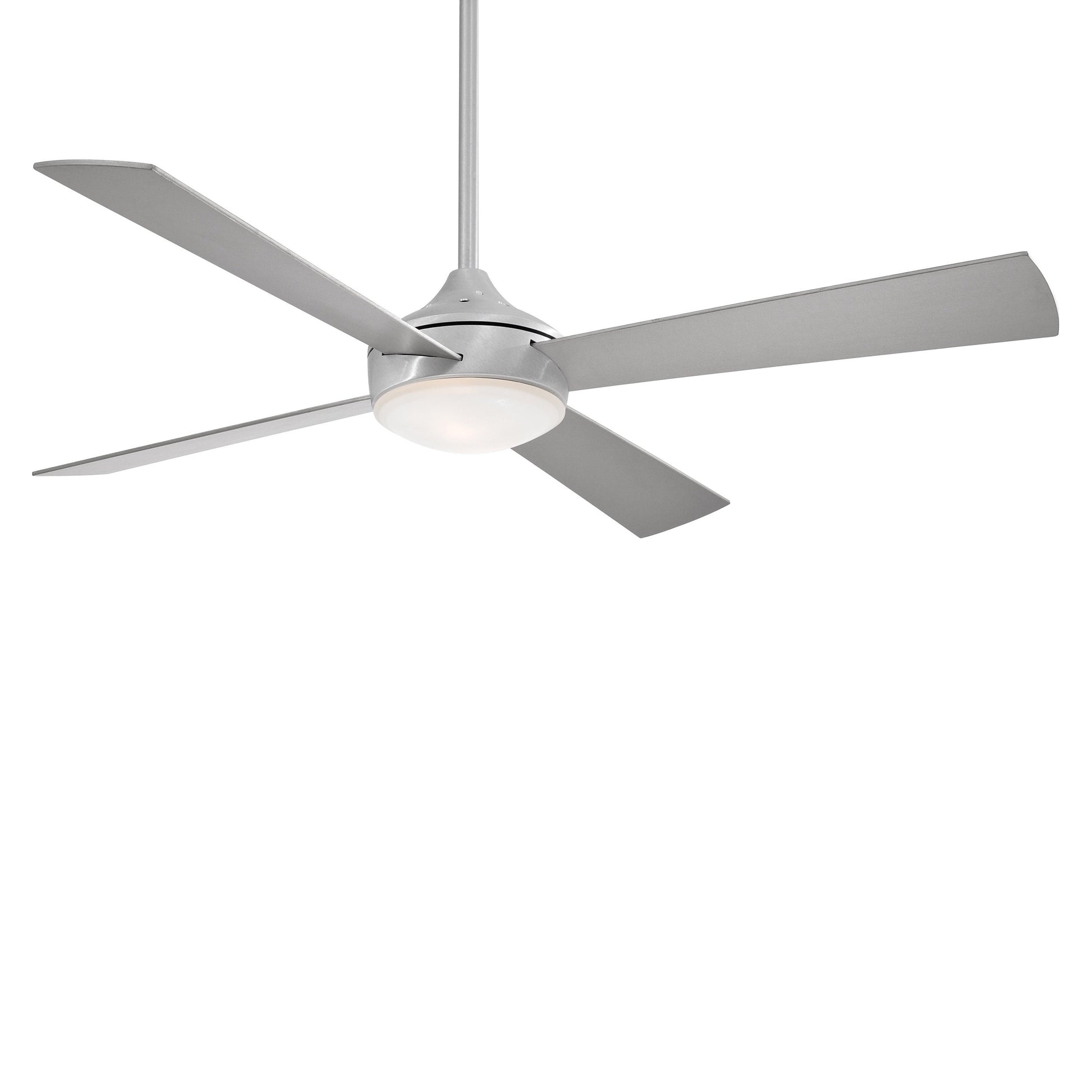 Aluma Ceiling Fan in Brushed Aluminum / Etched Opal/LED.