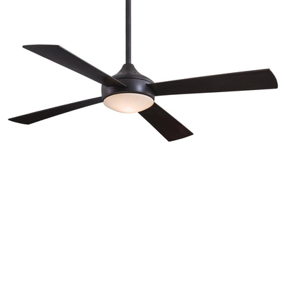 Aluma Ceiling Fan in Oil Rubbed Bronze / Tinted Opal/LED.