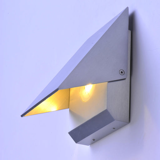 Alumilux Tilt Outdoor LED Wall Light in Outside Area.
