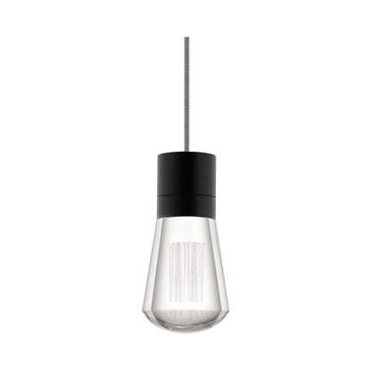 Alva 11-Light LED Pendant Light in Black/White/Black.