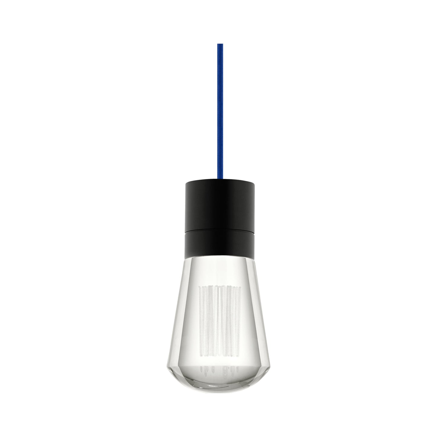 Alva 11-Light LED Pendant Light in Blue/Black.