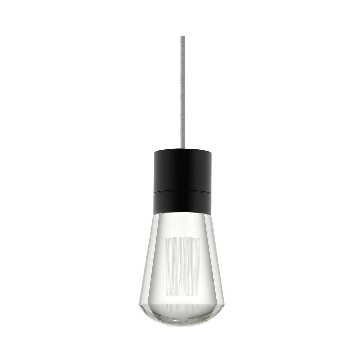 Alva 3-Light LED Pendant Light in Gray/Black.