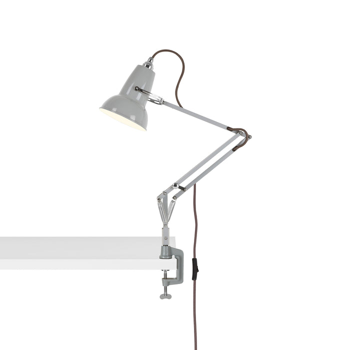 Original 1227 Desk Lamp in Dove Grey/Chrome (Small/Clamp).