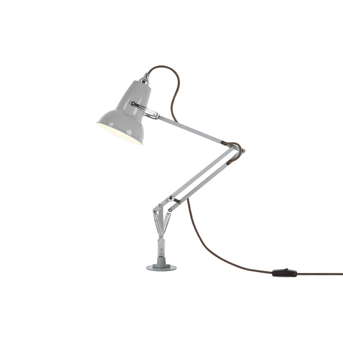 Original 1227 Desk Lamp in Dove Grey/Chrome (Small/Insert).