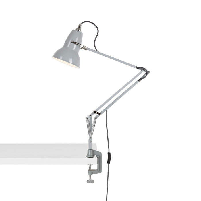 Original 1227 Desk Lamp in Dove Grey/Chrome (Medium/Clamp).