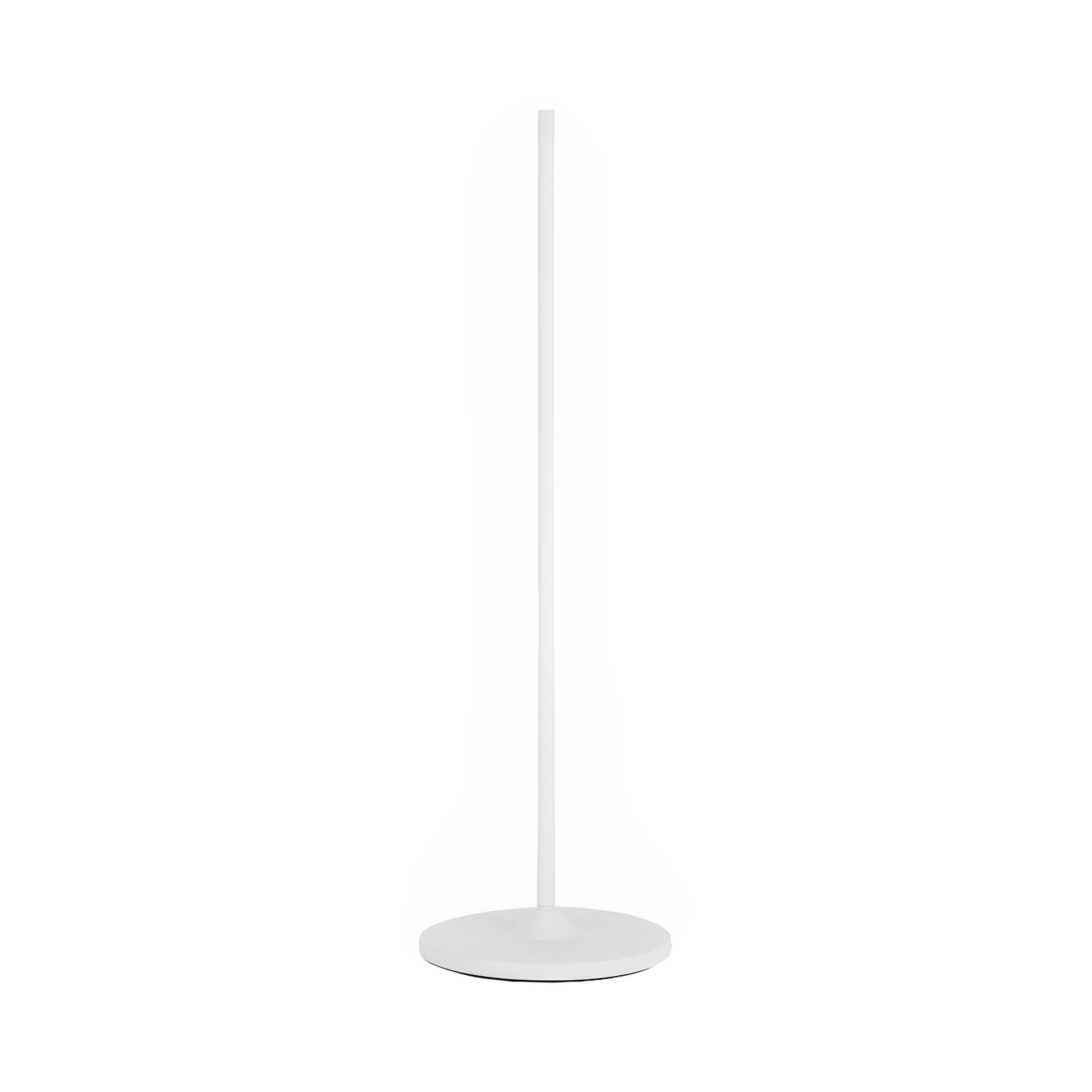Type Range Floor Pole in Alpine White.