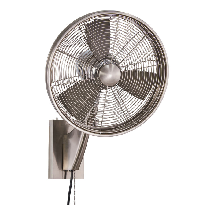 Anywhere Oscillating Fan in Brushed Nickel / Silver.