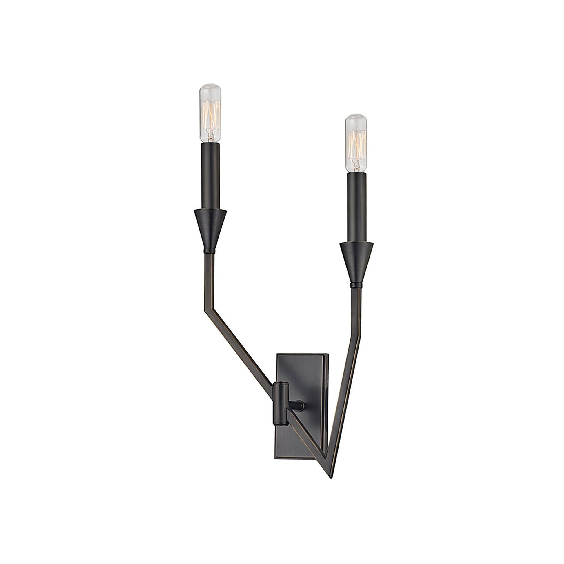 Archie Wall Light in Left/Old Bronze.