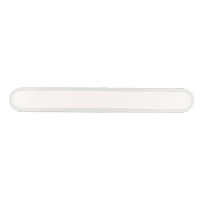 Argo LED Bath Vanity Light in Large/White.