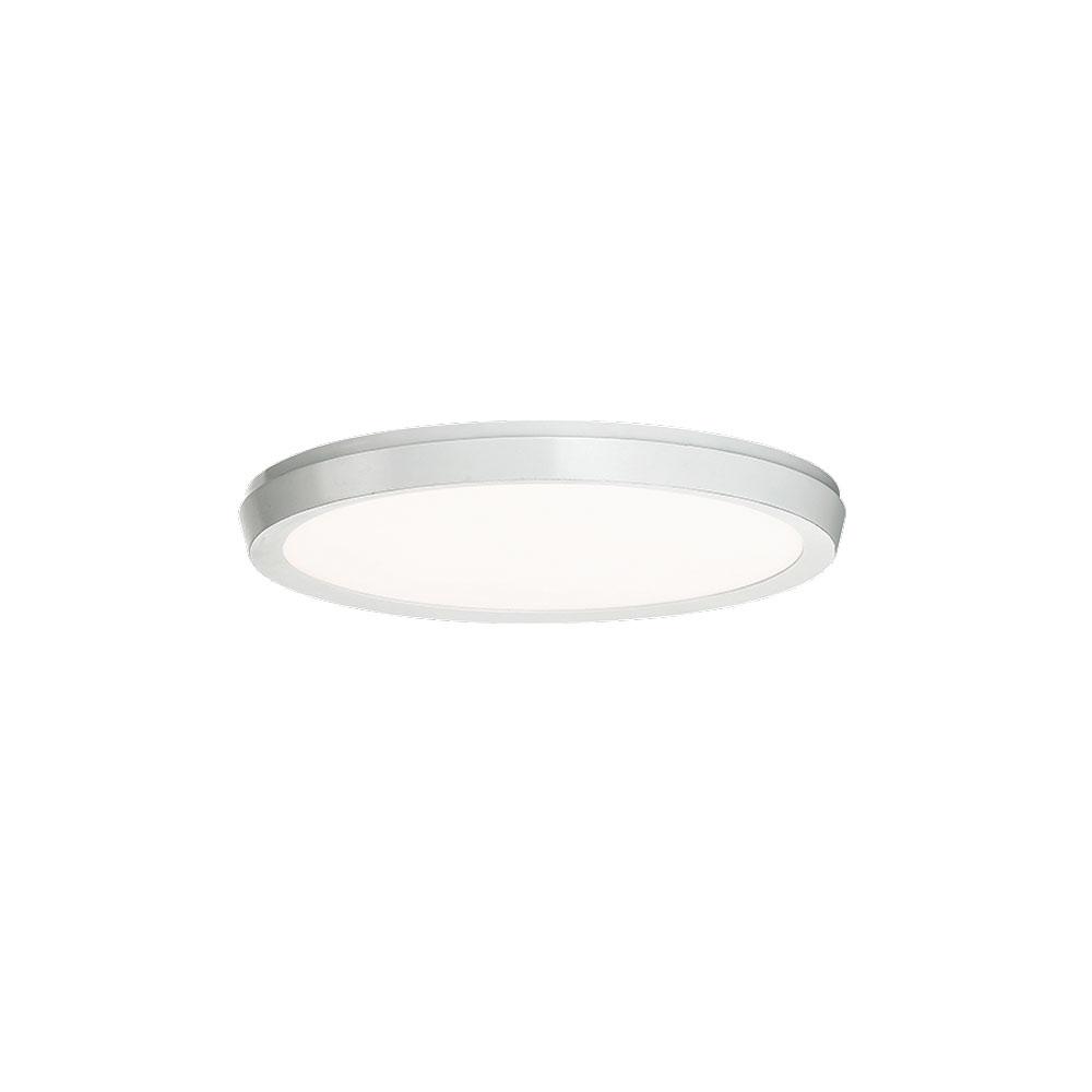 Argo LED Flush Mount Ceiling Light in Brushed Nickel (Medium).