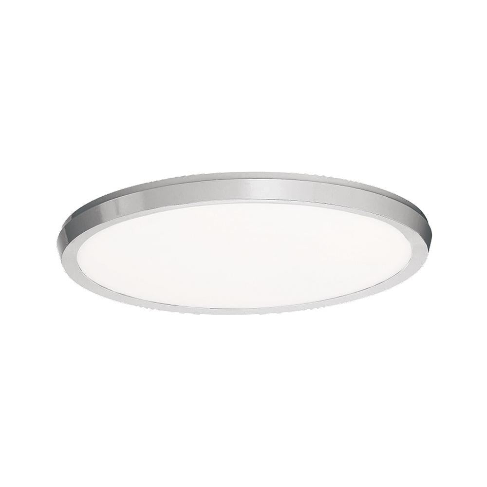 Argo LED Flush Mount Ceiling Light in Brushed Nickel (Large).