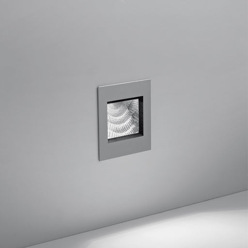 Aria Recessed Outdoor LED Wall Light in Detail.