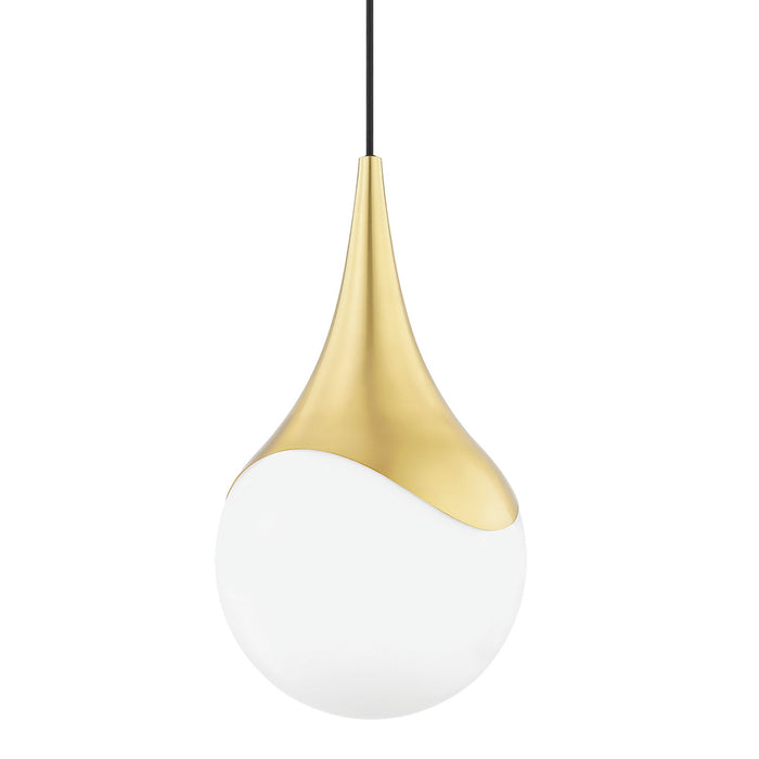 Ariana Pendant Light in Aged Brass (Large).