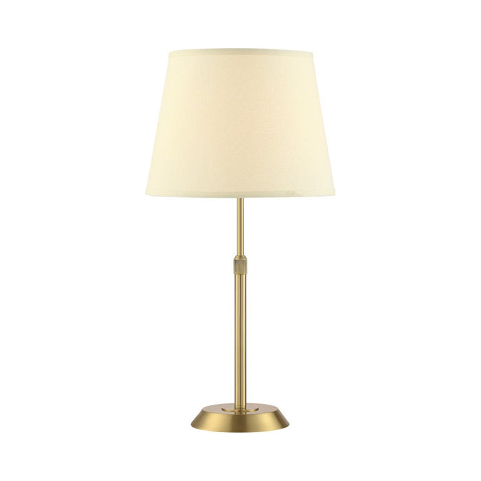Attendorn Table Lamp in Satin Brass.