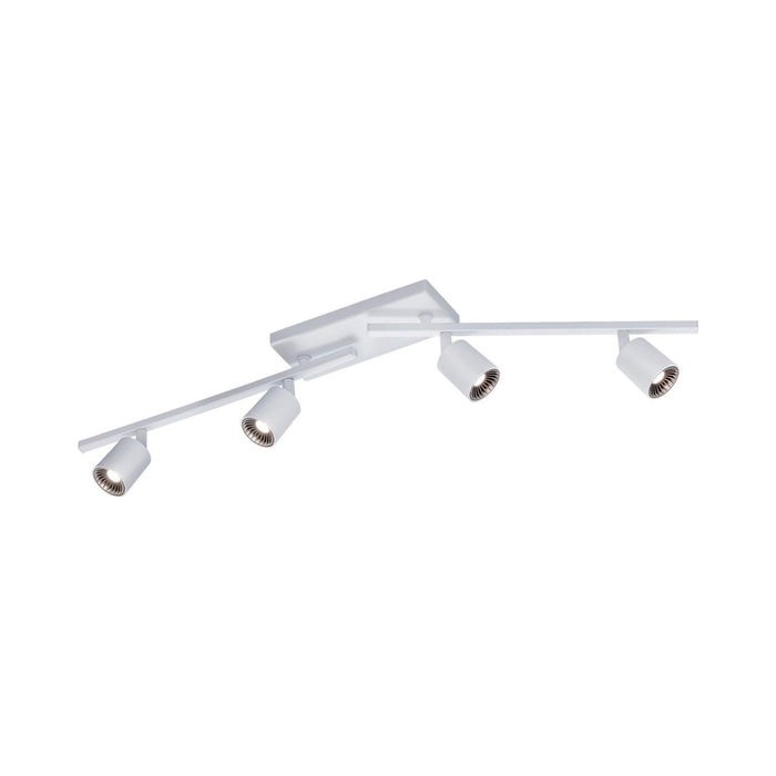 Cayman LED Adjustable Ceiling Light in White.