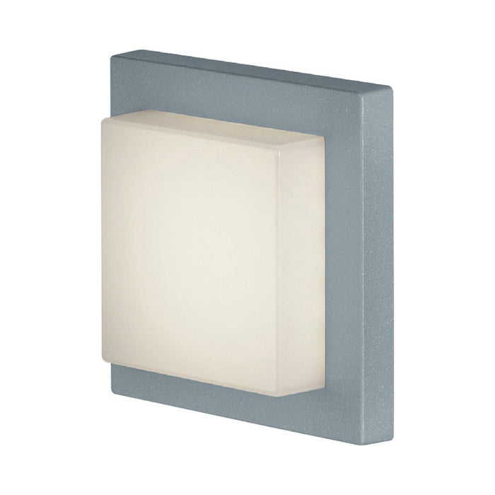 Hondo Outdoor LED Wall Light in Titanium/Light Grey.