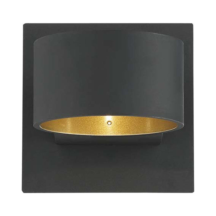 LaCapo LED Wall Light in Black/Gold.