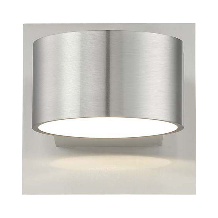 LaCapo LED Wall Light in Satin Nickel.
