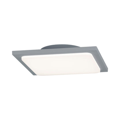 Trave Outdoor LED Patio Light in Titanium/Light Grey.