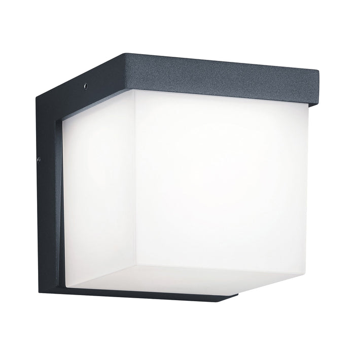 Yangtze Outdoor LED Wall Light in Charcoal.