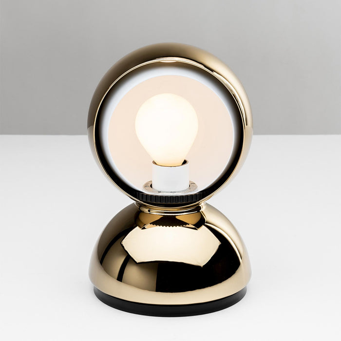 Eclisse Table Lamp in Gold.