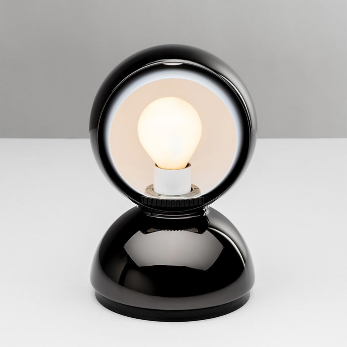 Eclisse Table Lamp in Matte Black.